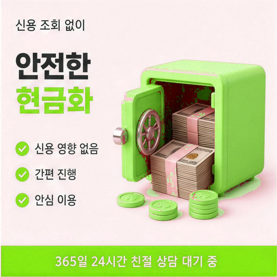 신용카드현금화 수수료 실수령액 확인 이미지